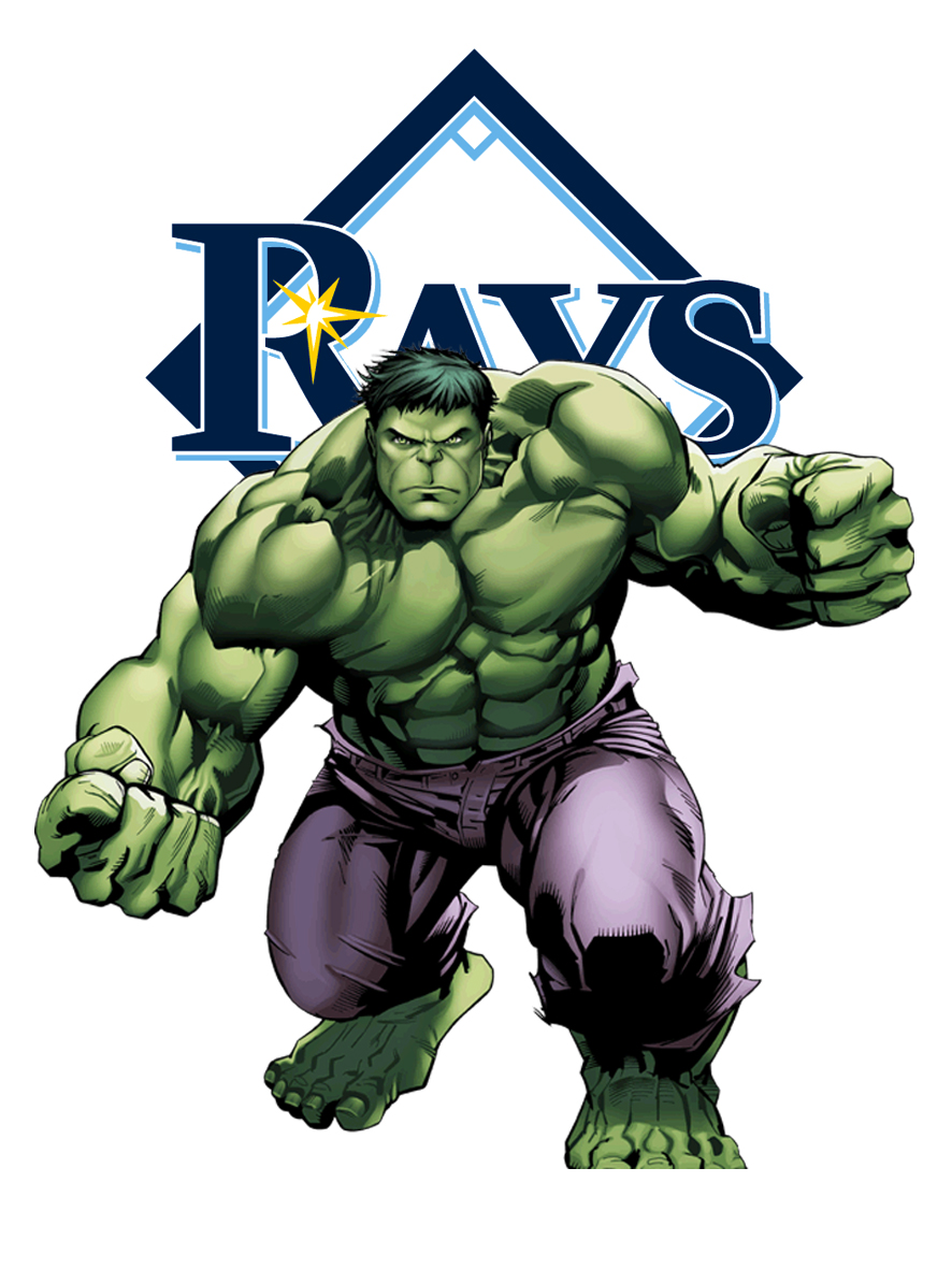 Tampa Bay Rays Hulk Logo vinyl decal